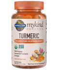 Garden of Life Organics Turmeric Inflammatory Response Gummy & Organics Men 40+ Gummy Vitamins 40+Multi Berry 120 Count