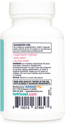 Nutricost Biotin for Women 10,000mcg 120 Capsules
