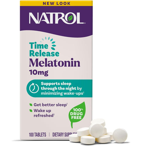 Natrol Melatonin Time Release 5Mg Tablets 100 Ea ( Packs Of 4)