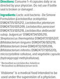 Visbiome - High Potency Probiotics 112.5 Billion CFU Live Bacteria 60 Capsules