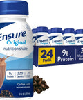 Ensure Original Butter Pecan Nutrition Shake | Small Meal Replacement Shake | Ready To Drink | 9g Protein, 27 Vitamins and Minerals | 8 fl oz - 24 Pack