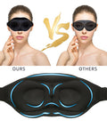 Fox-Tech Fashion Sleep Mask Sleeping Mask For Women 100% Blackout Eye Mask Soft Covering Strong Light Suitable For Travel/Yoga/Nap (Leopard Print)