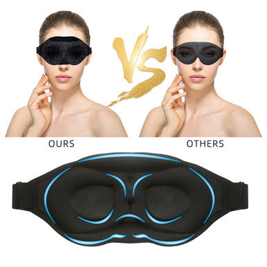 Fox-Tech Fashion Sleep Mask Sleeping Mask For Women 100% Blackout Eye Mask Soft Covering Strong Light Suitable For Travel/Yoga/Nap (Leopard Print)