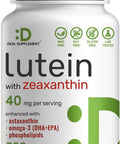 Deal Supplement Lutein and Zeaxanthin Supplements 40mg Per Serving | 300 Softgels Enhanced with Astaxanthin Omega-3s and Phospholipids Essential Eye Vitamins & Vision Health Support