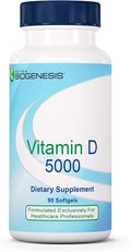 Nutra BioGenesis - Vitamin D 5000 - Vitamin D3 5000 IU to Help Support Calcium Absorption and Immune Function - 90 Softgels