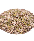Gerbs Super 7 Seed Snack Mix 1 lb. | Raw, No Artificial Additives, Resealable Bag | Crunchy Pumpkin, Sunflower, Brown & Golden Flax, Black & White Chia, Hemp | Top 14 Allergen-Free