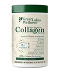 Great Lakes Wellness Collagen Peptides Powder for Skin Hair Nails Joints and Digestion Unflavored 16 Oz