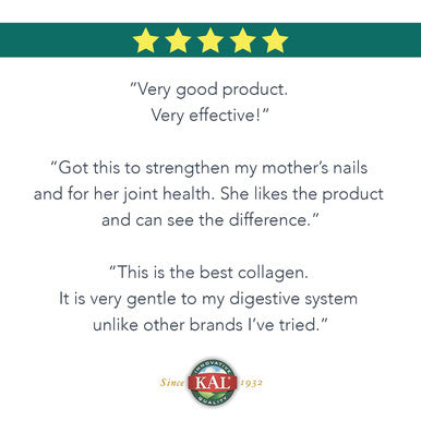 KAL Clinical Youth Collagen | Healthy Skin, Hair, Nail and Joint Support | Hydrolyzed Marine Collagen | 60ct, 30 Serv.