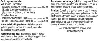 Holista Milk Thistle 250mg 240 Capsules