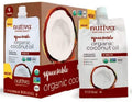 Nutiva Organic Steam-Refined Coconut Oil, 15 Fl Oz, USDA Organic, Non-GMO, Vegan, Keto, Paleo, Neutral Flavor and Aroma for Cooking & Natural Moisturizer for Skin and Hair