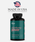 Elderberry With Zinc And Vitamin C For Adults - Sambucus Elderberry Capsules - 1000 Mg Extract, Immune Support Supplement For Women And Men, With Antioxidant Fruit Blend, 120 Vegcaps, 60 Day Supply
