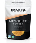 Terrasoul Superfoods Organic Mesquite Powder 16 Oz Baking Ingredient Nutrient-Packed Smoothie Booster BBQ Marinade Enhancer Coffee Flavor Enhancer