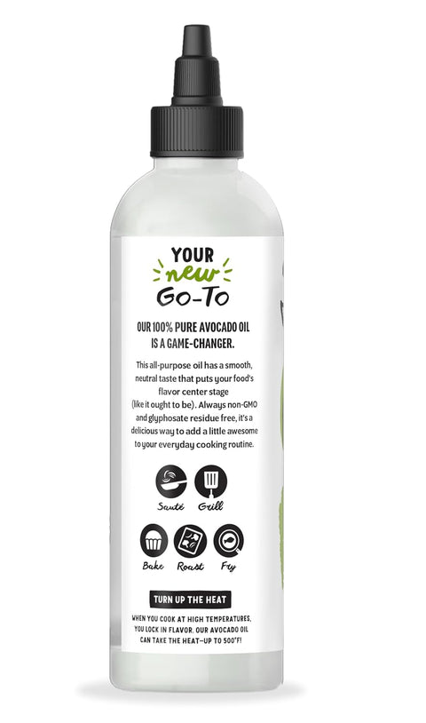 Chosen Foods 100% Pure Avocado Oil Squeeze Bottle, 27 Fl Oz