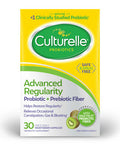 Culturelle Advanced Regularity Probiotic Prebiotic Fiber Helps Restore Regularity and Reduce Occasional Constipation Gas and Bloating Gluten Free NonGMO 30 Count Multi