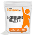 BulkSupplements L-Citrulline Malate 1:1 Powder - Supplement for Circulation & Muscle Endurance - Unflavored, - 3g , 333 Servings (1 Kilogram - 2.2 lbs)