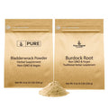 PURE ORIGINAL INGREDIENTS Burdock Root And Bladderwrack Powder Bundle, 8 Oz Each, Lab-Verified, Herbal Supplements