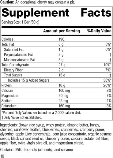 Standard Process Standardbar Gluten Free Protein Bar