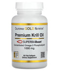 California Gold Nutrition Premium Krill Oil 1 000 Mg 60 Softgels