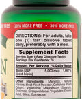 Nature's Truth Biotin 5000 Mcg, Fast Dissolve Tabs, Natural Berry Flavor, 78 Count (Pack of 3)