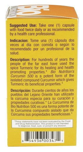 Bio Nutrition Inc Curcumin 500 50 Vcap