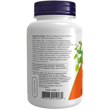 NOW Water Out 100 vcaps