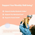 Myo DChiro Inositol Saw Palmetto Hormone Balance Healthy Ovarian Function Fertility and Hair Support Vegan Friendly