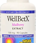 Natural Factors WellBetX Mulberry Extract Herbal 90 Capsules