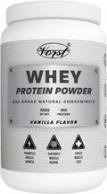 VORST Whey Protein Powder 728g | 28 Servings Vanilla Flavored | AAA Grade Concentrate | 1 Jar