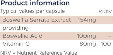 Healthspan Ayurvedic Boswellia Serrata with Vitamin C | 90 Capsules | Support Immune Health | Vegan
