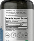 DMAE Supplement 250mg | 200 Capsules | Non-GMO, Gluten Free | DMAE Bitartrate | by Horbaach
