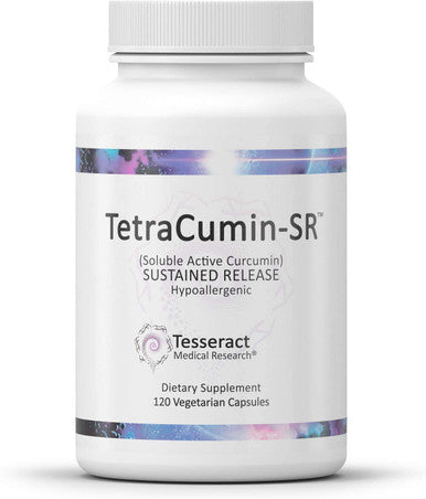 Tesseract Medical Research Tetracumin SR Sustained Release Joint Muscle Supplement 700mg 120 Capsules