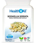 Boswellia Serrata 2800Mg 120 Capsules (V) . (Not Tablets) Strong Anti-Inflammatory Oa & Joint Support. Vegan. Made In The Uk By Health4All
