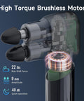 Mini Massage Gun With Double Heads, Deep Tissue Percussion Muscle Massage Gun For Therapy And Relaxation, Portable Handheld Massager Gun For Athletes Relieving Pain, Soreness And Stiffness