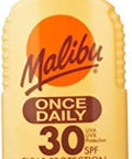 Malibu Once Daily Clear Protection (Spf 30) Spray | Enriched Formula Provides Protection From The Sun | Non Greasy | With Vitamin-E & Aloe Vera | 200Ml