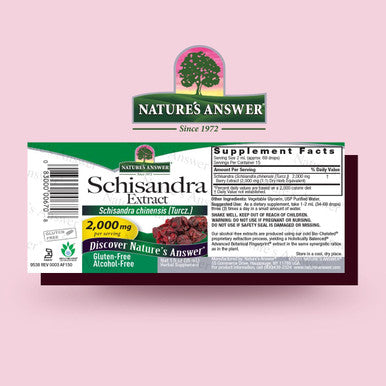 Nature'S Answer Schisandra Berry 1oz Extract | Digestion Function Support | Supports Cognitive Improvement | Natural Stress Reliever | Single Count
