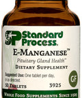 Standard Process E-Manganese - Pituitary Supplements - Pituitary Gland Supplements With Calcium Lactate, Ascorbic Acid, Calcium