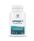 Omvits Vegan Omega 3 DHA from Algae Oil 1000mg - 60 Softgel Capsules with Vitamin E - Sustainable Algal Alternative to Fish Oil - Vegetarian Essential Fatty Acids - Supports Heart Brain & Eyes