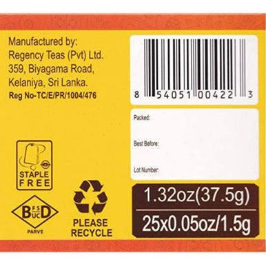 Hyleys Turmeric with Green Tea Ginger & Lemon Flavor - Natural Antioxidant Blend - 25 Tea Bags