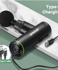 Mini Gun Massager Deep Gun Percussion Deep Tissues Muscle Massager, Quiet Muscle Massage Gun For Shoulder,Neck,Back,Arm,Leg 12 Heads Of Massage