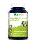 Chromium Picolinate 1000mcg 240 Veggie Capsules (Non-GMO & )