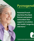 Bestvite Pycnogenol 50mg (120 Capsules) (60x2) - French Maritime Pine Bark Extract - No Stearates - Gluten - Non GMO