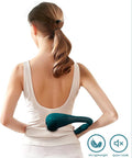 Massage Gun With Extension Handle Deep Tissue Massage Gun For Pain Relief, Muscle Massager For Back Neck Shoulders Waist Legs