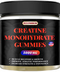 BSSTABBON Creatine Monohydrate Gummies 5000Mg Per Serving 60 Count For Muscle Strength, Energy Boost For Women And Men