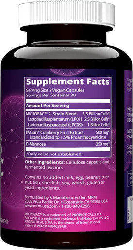 MRM Nutrition Women's Probiotics | Intestinal + Immune Health | Prebiotics + postbiotics | Clinically Proven| 25 Billion Cells | Good Bacteria for Gut Health| Shelf Stable | 30 Servings