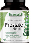 Emerald Labs Prostate Health - Prostate Support Supplement With Saw Palmetto, Lycopene, Stinging Nettle & More - Vegan & Gluten-- 90 Vegetable Capsules (30-Day Supply)