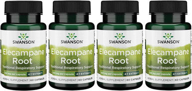Swanson Full Spectrum Elecampane Root (4:1) 100 Milligrams 60 Capsules (4 Pack)
