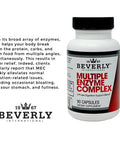 Beverly International (MEC Multiple Enzyme Complex 90 Capsules. an Ultra Premium Digestive Aid Helping Bodybuilders Athletes and Fitness Enthusiasts Digest Their Meals More Easily Take with Food.