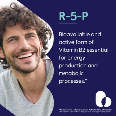 BESTVITE Riboflavin-5-Phosphate 50mg 120 Vegetarian Capsules No Stearates Vegan Non GMO Gluten Free Bioactive Form of Vitamin B2