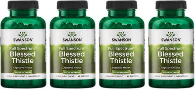 Swanson Full Spectrum Blessed Thistle 400 Milligrams 90 Capsules (4 Pack)