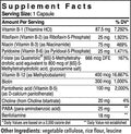 Patient One B-Complex With Quatrefolic I Broad Spectrum B Vitamins (60 Capsules)